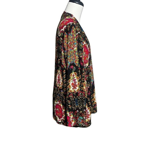 Show Me Your Mumu Long Sleeve Floral Shrug, Tunic Top Small - Picture 3 of 5